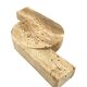 Brutalist travertine ashtray, Cerri Nestore, Italy, 1970s