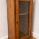 Small antique wooden display cabinet – glass door