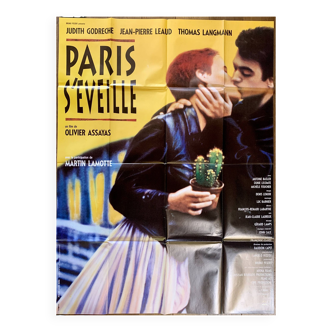 Original poster for the film "Paris Awakens" (1991)