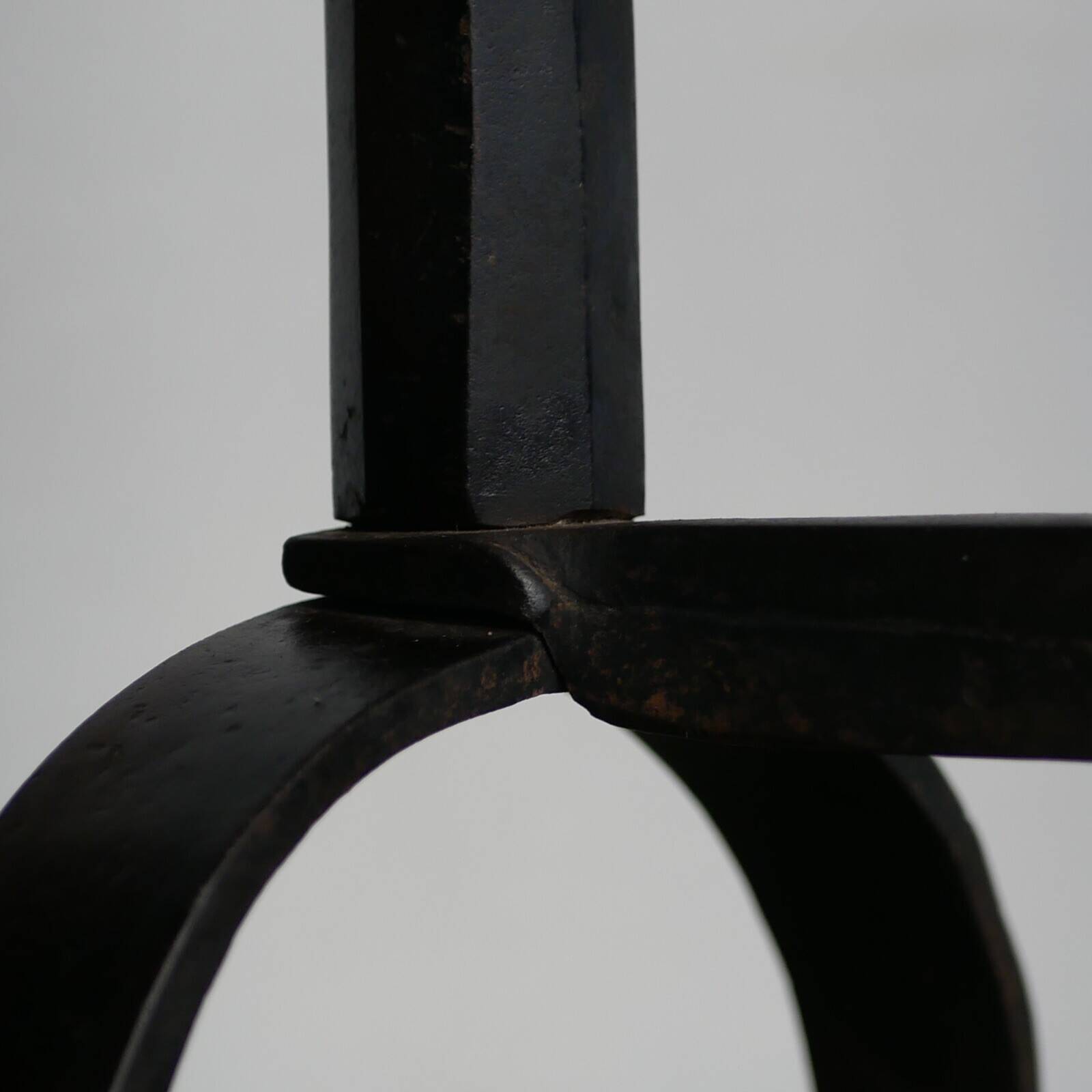 Monumental chenets for fireplace - Italian production - Minimalist design