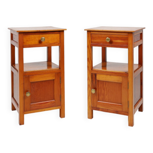 Paire de chevets Art