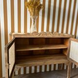 Low sideboard with canework