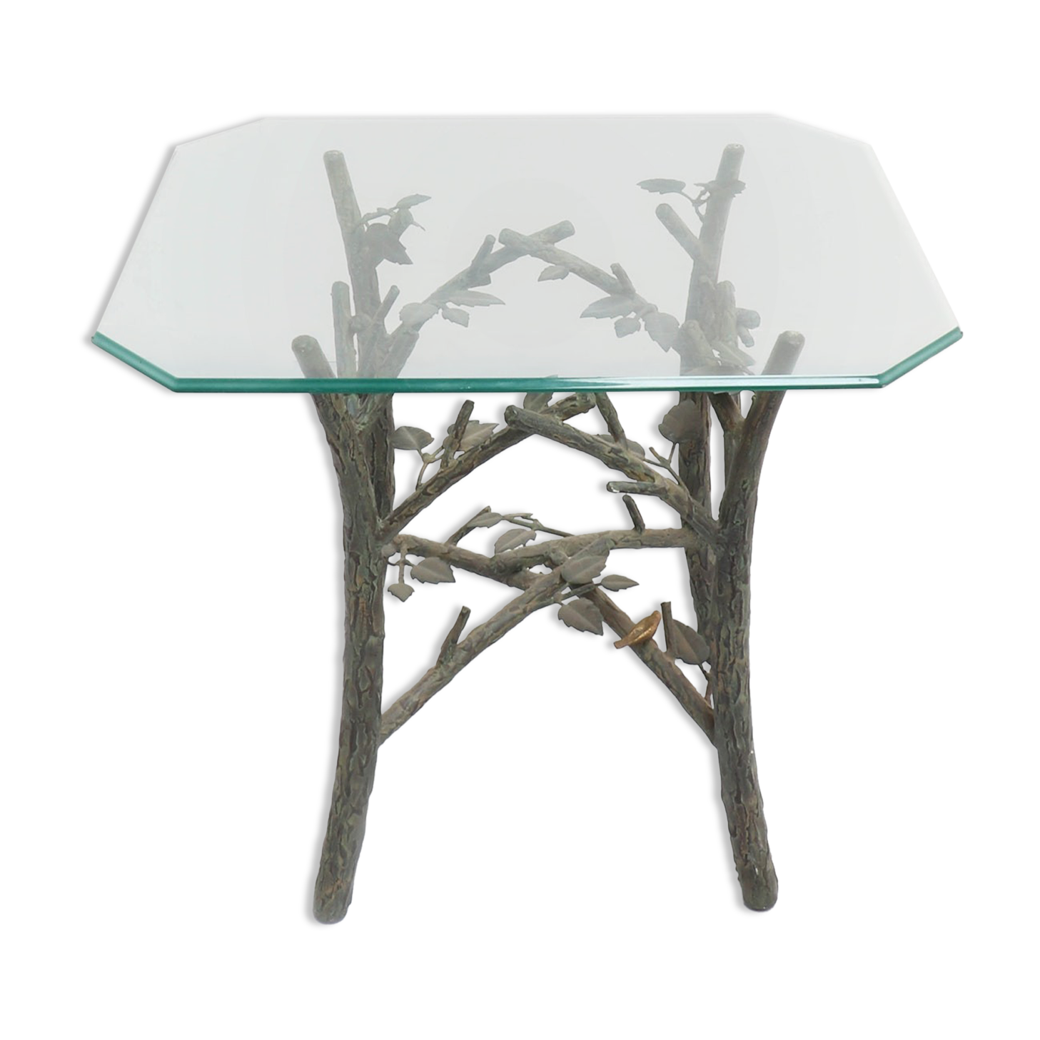 Une table d’appoint vintage dans le style d’Alberto Giacometti