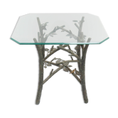 A Vintage Side Table in the Style of Alberto Giacometti