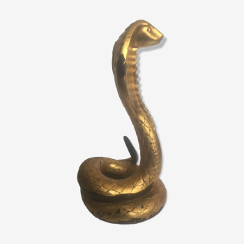 Golden wooden snake
