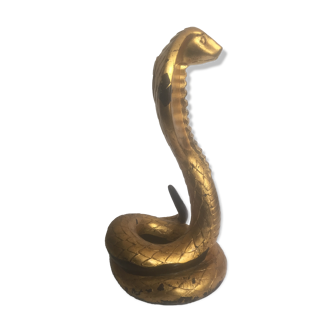 Serpent en bois doré