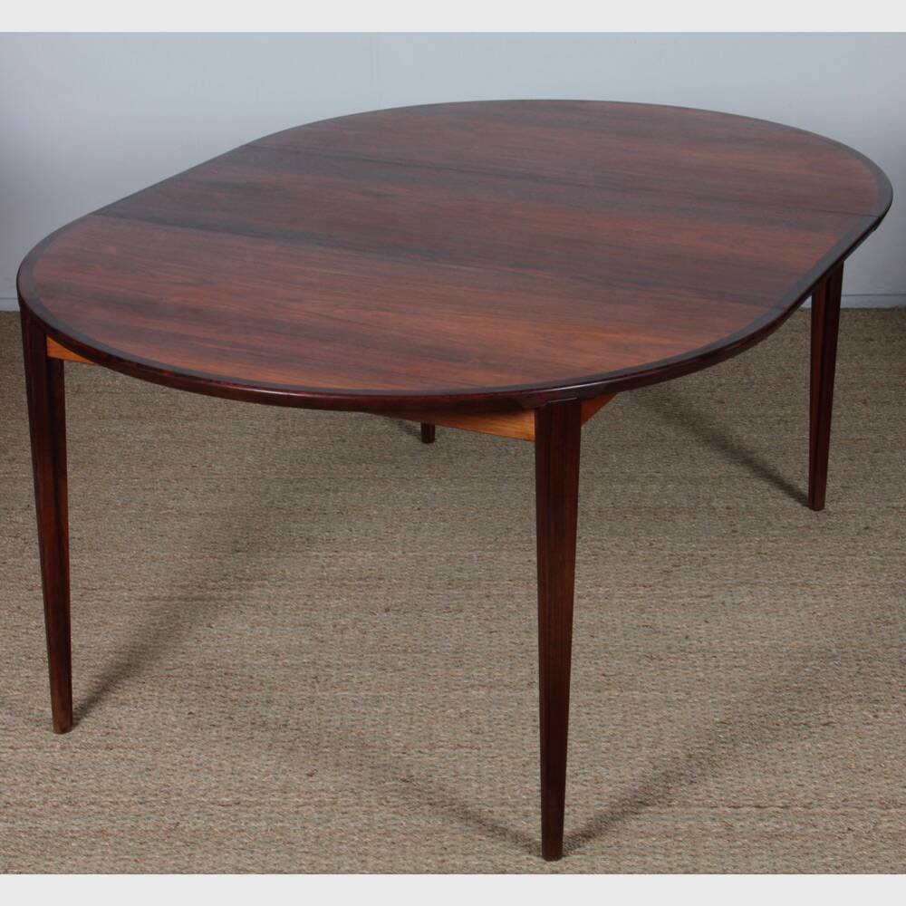 Scandinavian extendable table by Henry Rosengren Hansen, 1960