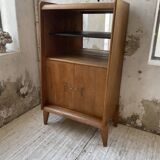 1960s oak storage unit