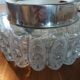 Large vintage glass ceiling light