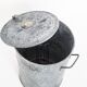 Vintage zinc canning bucket. Can be used as a wastepaper basket. 1940s