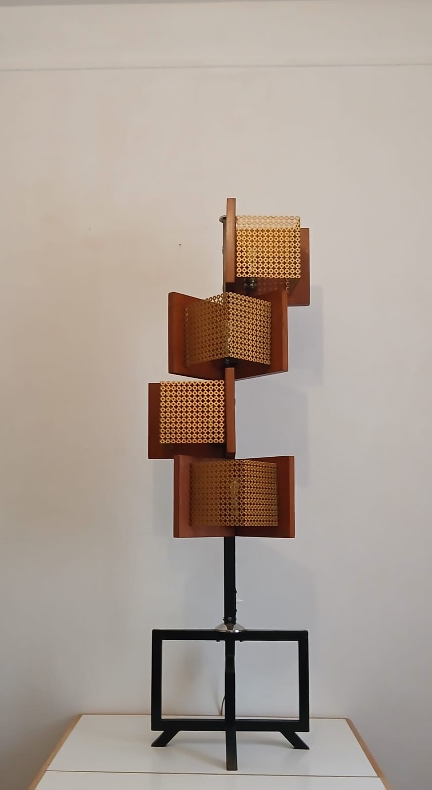 Rare modernist vintage floor lamp