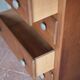 Vintage drawer unit, Art Deco wooden furniture, chest of drawers, tallboy.