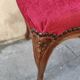 Louis XV style walnut bedroom chair, circa 1900.