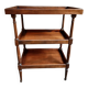 Vintage French shelf in cherry wood, 1920s.