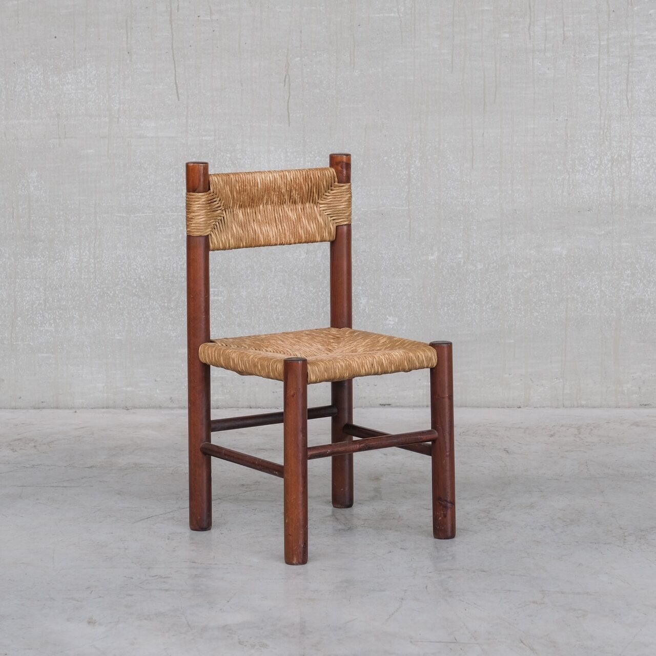 Set of six dining chairs