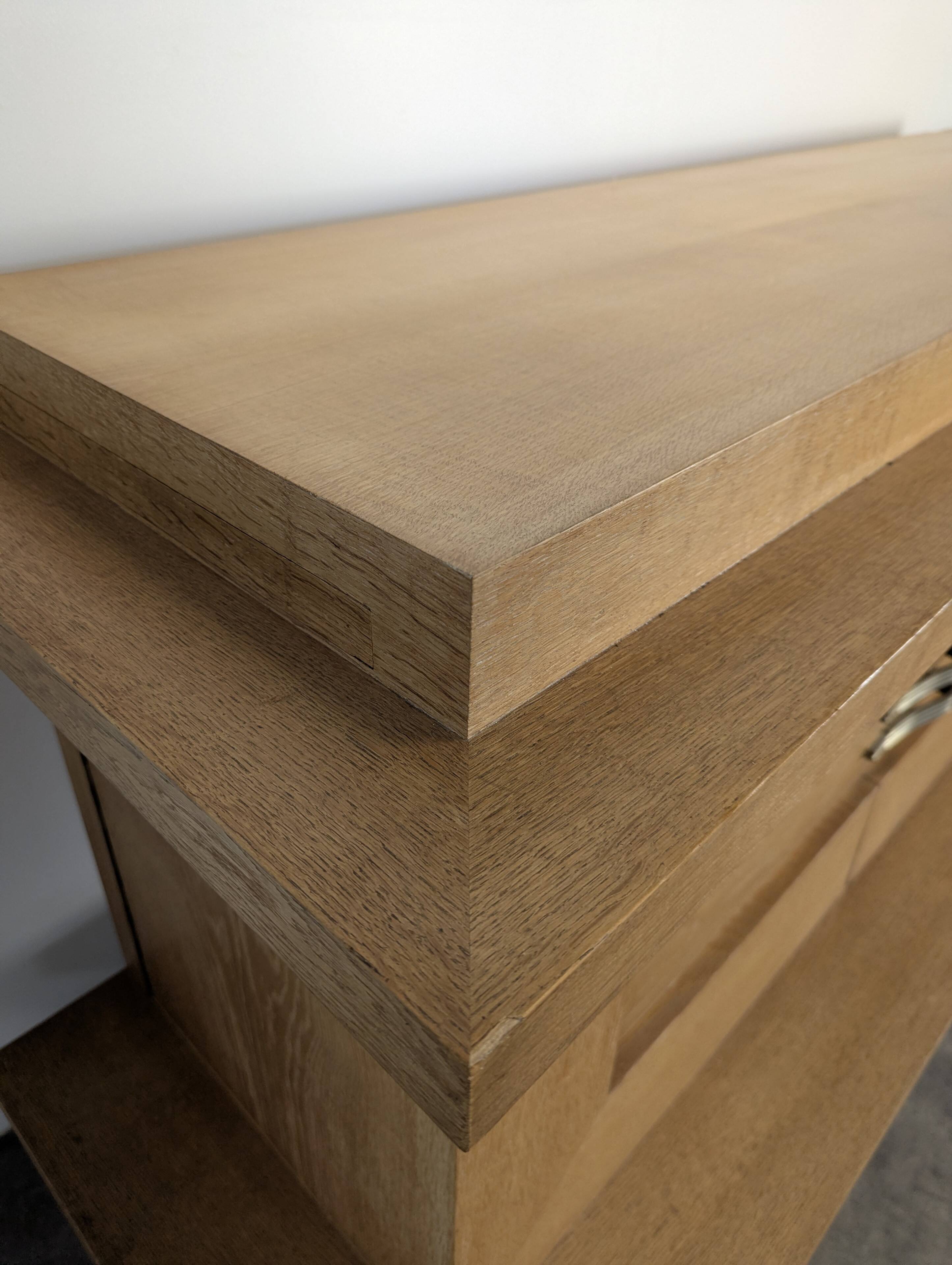 Enfilade moderniste période Perret en chêne clair