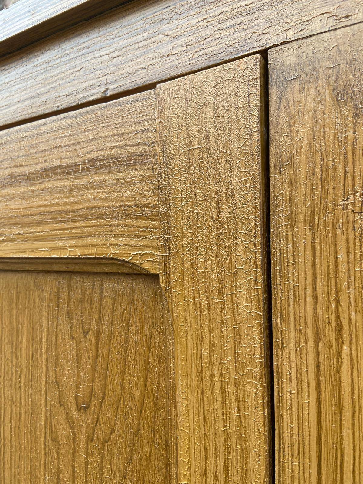 Parisian wardrobe Closet cloakroom wooden workshop Mid-century vintage Scandinavian 1950