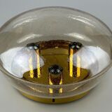 60s 70s Limburg Glashütte ceiling lamp glass space age design