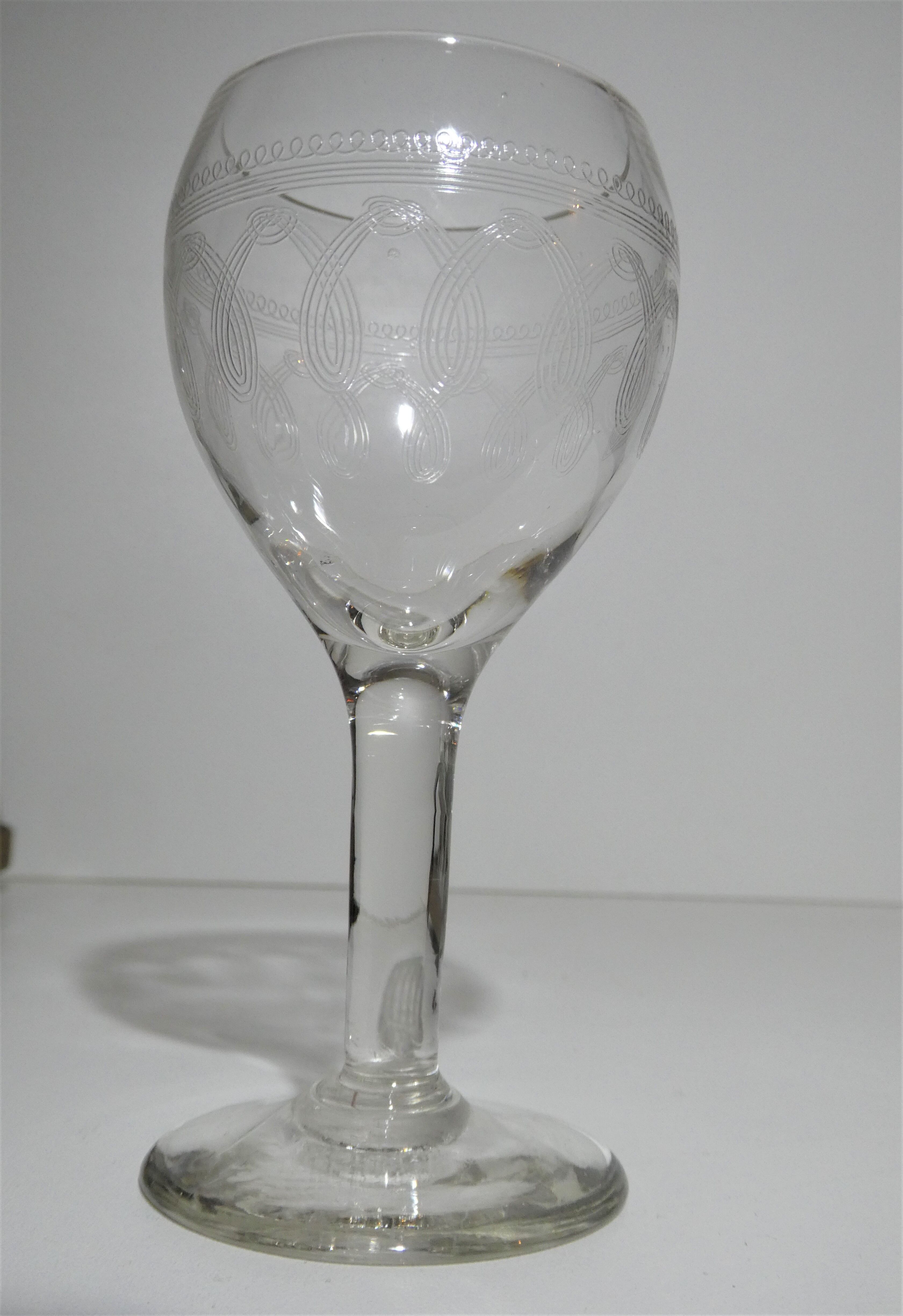Plateau 1940 - 10 glasses on foot