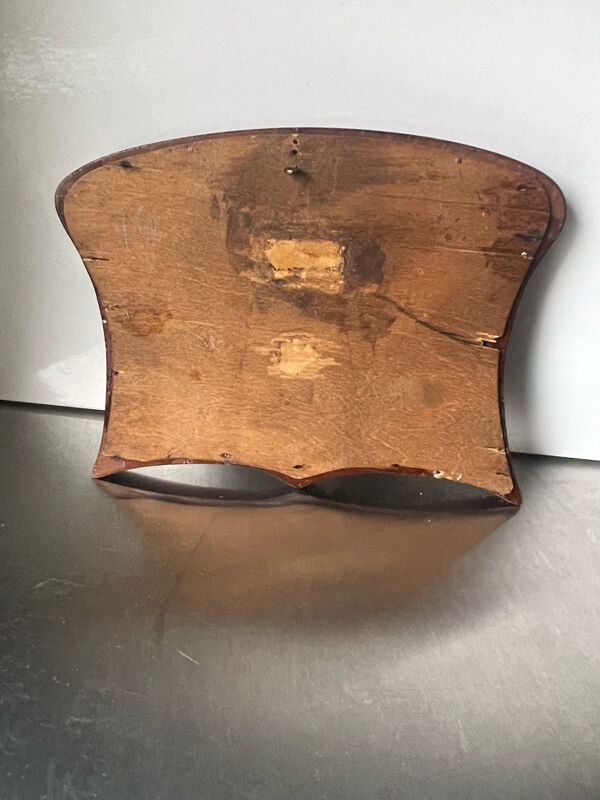 Cadre art nouveau en acajou double cadre