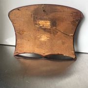 Antique  art nouveau mahogany double frame wood