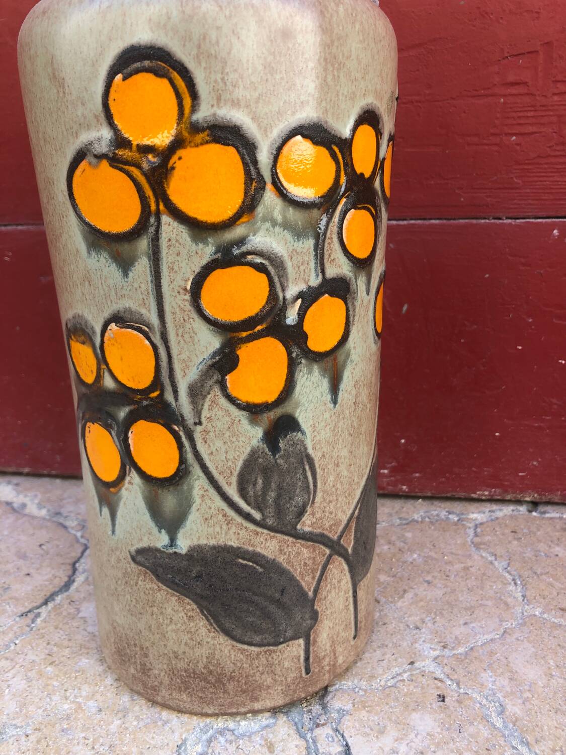 Vase en céramique west germany