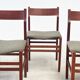 Ensemble de six élégantes chaises de salle à manger italiennes