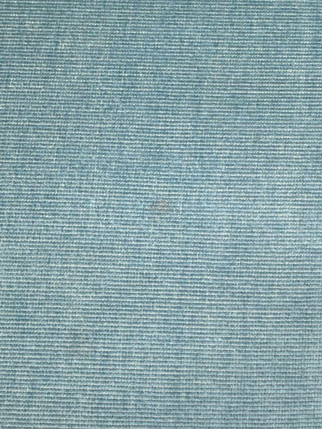 Pair of vintage blue velvet upholstered toad armchairs from the 1970s