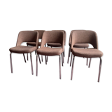 Set of 6 barrel chairs