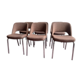Set of 6 barrel chairs