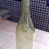 Old long Biot glass bottle