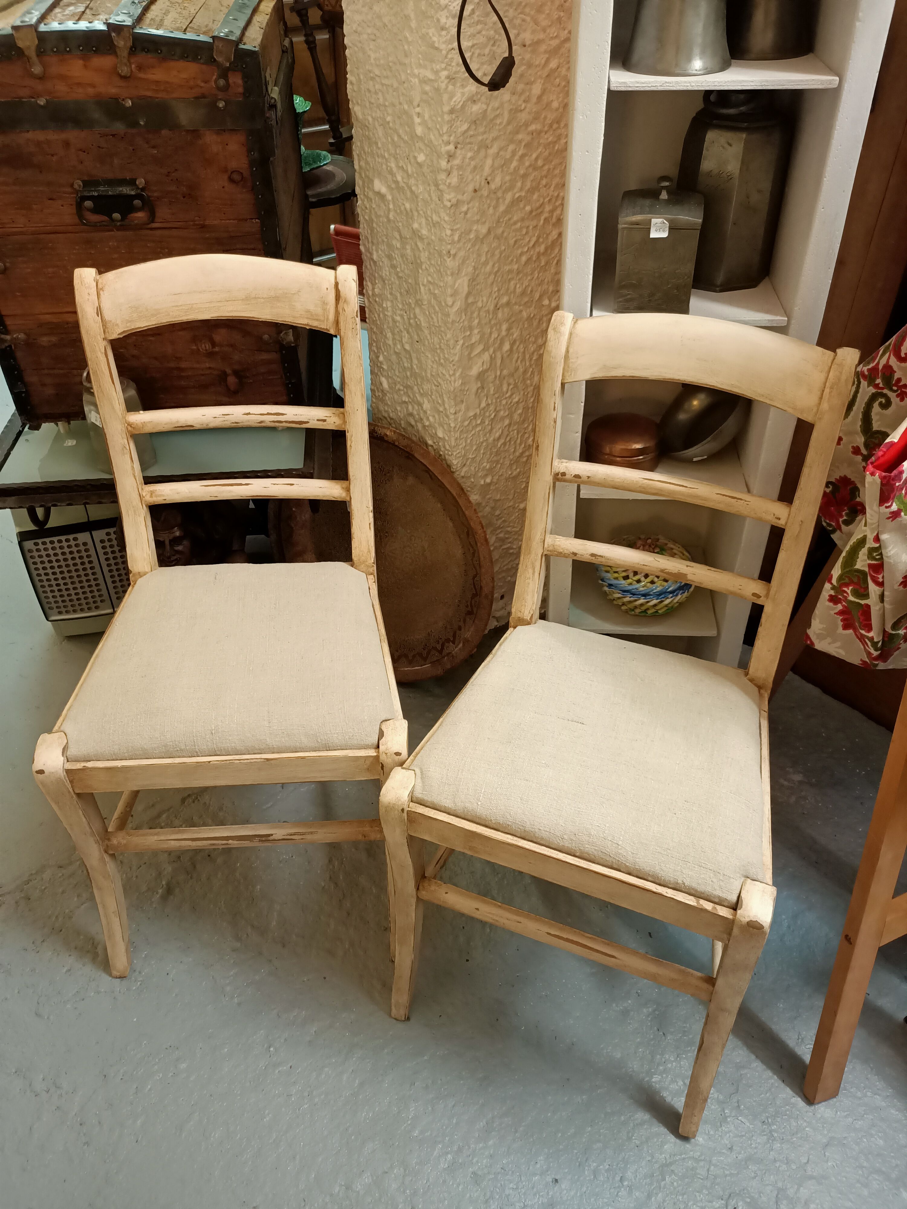 2 renovated chairs