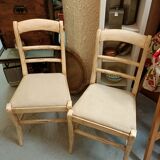 2 renovated chairs