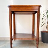 Side table vintage art deco style pedestal table