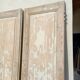 Pair of old fir doors 113x232