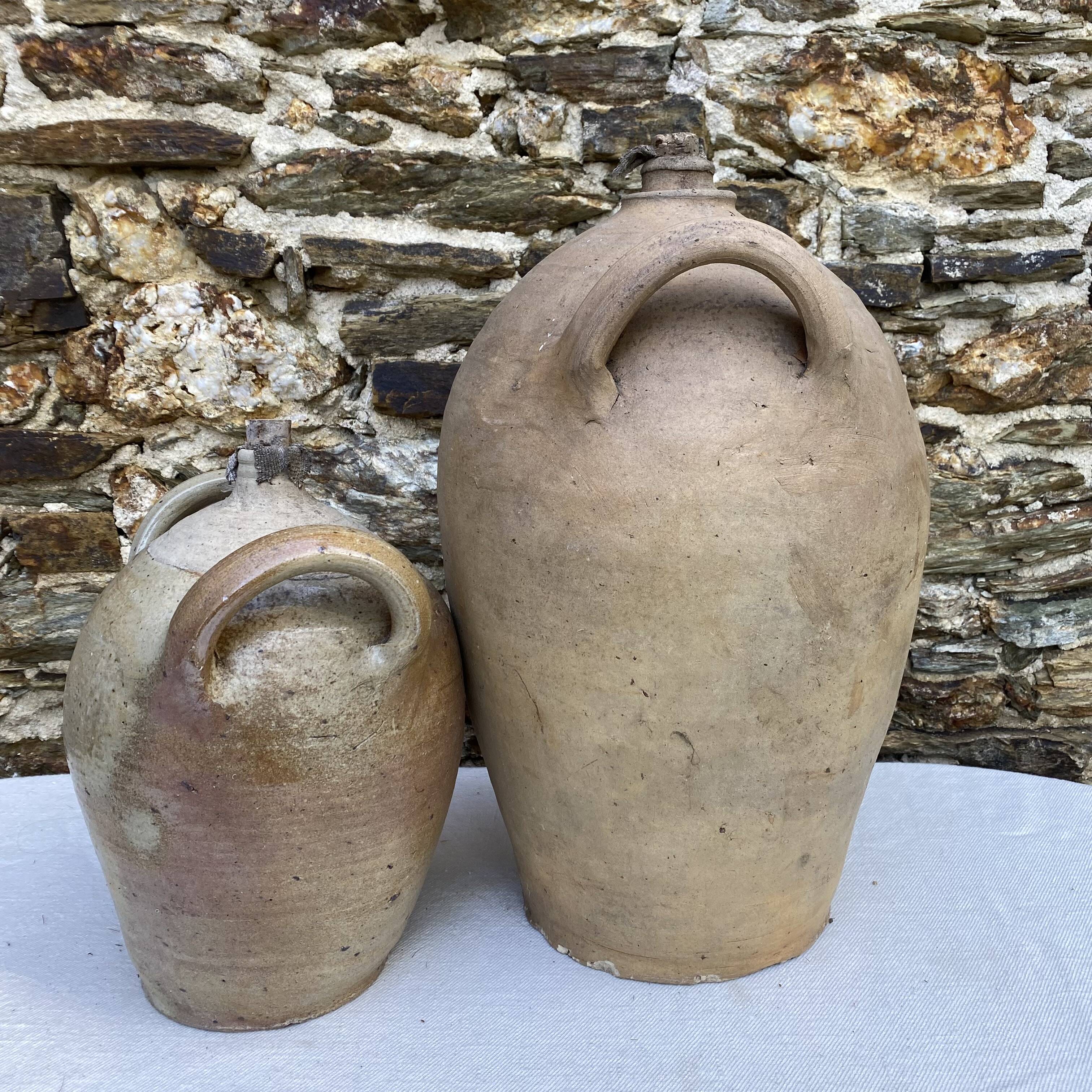 Antique terracotta jars