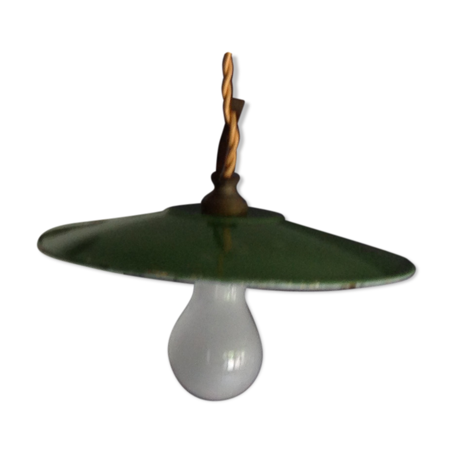 Suspension gamelle verte