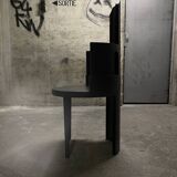 Room Studio Primitive and Modern Oak Sculptural Chair