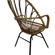Rattan chair by Dirk van Sliedregt Rohe Noordwolde 1960 in the Netherlands