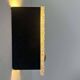 Pair of vintage wall lights, Perspex and black lacquered metal, France 1960