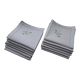 12 serviettes de table a broderies de fleurs 42 x 38 en lin