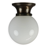 Art Deco Brass Ceilling Lamp, 1920s