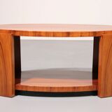Art Deco French light-wood coffee table