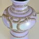 Glazed ceramic vase, abstract shape and decoration, fat lava, vintage 60s/70s