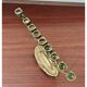 Vintage brass wainberg m8534 israel menora 9 candle holder