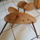 Saddle of tripod plants in formica of the years 50/60