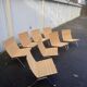8 fauteuils Pk22 de Poul Kjaerholm , signé Fritz Hansen