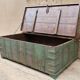 Old coffee table - Burmese teak chest