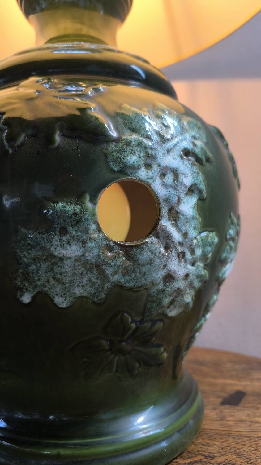 Ceramic lamp from the 60s