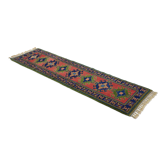 Anatolian handmade vintage rug 290 cm x 77 cm